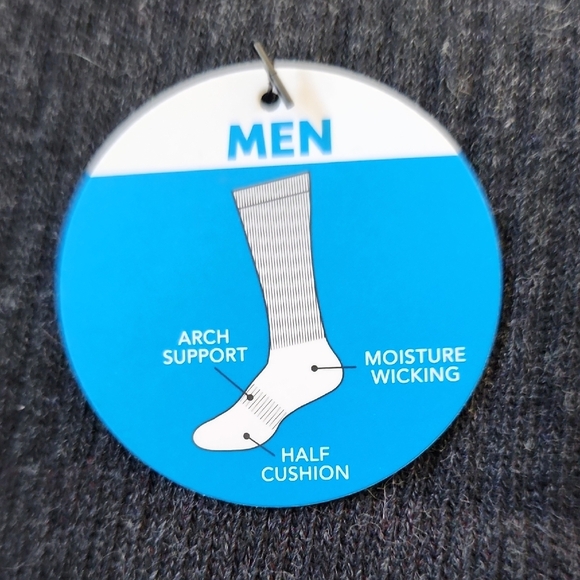 Columbia Men's Gray Socks - 4 Pairs - Picture 5 of 6